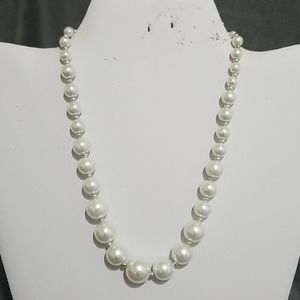 Faux Pearl Necklace